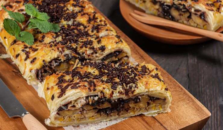 strudel di mele salato