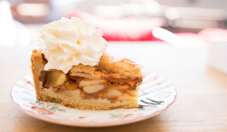 torta di mele della nonna  fetta