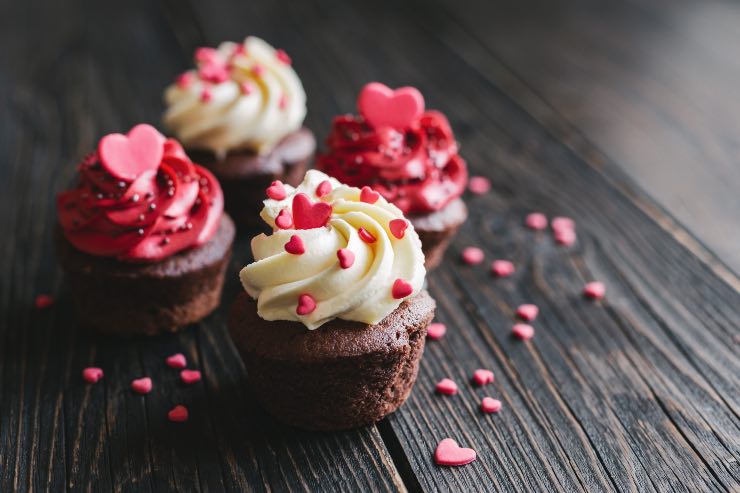 cupcakes di san Valentino, la ricetta facile