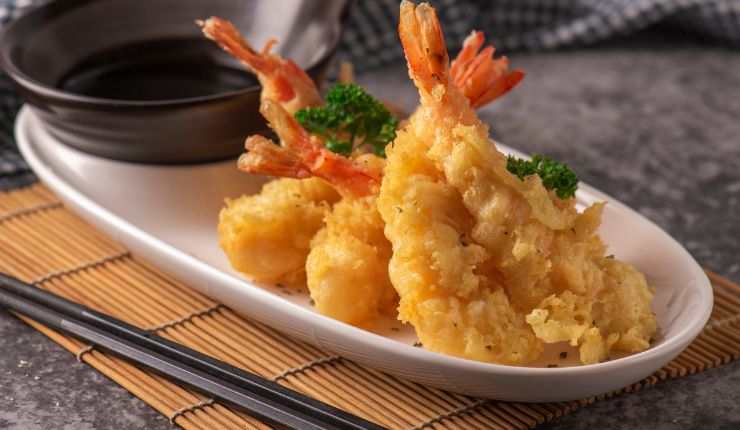 gamberi tempura