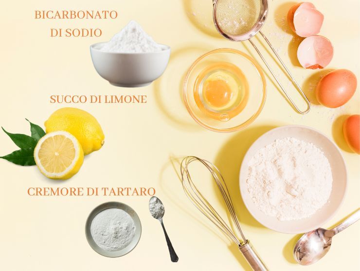 ingredienti per dolci senza lievito