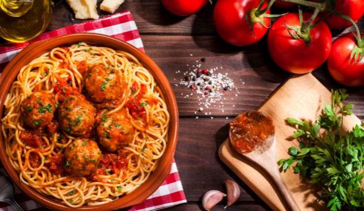 spaghetti meatballs bastianich