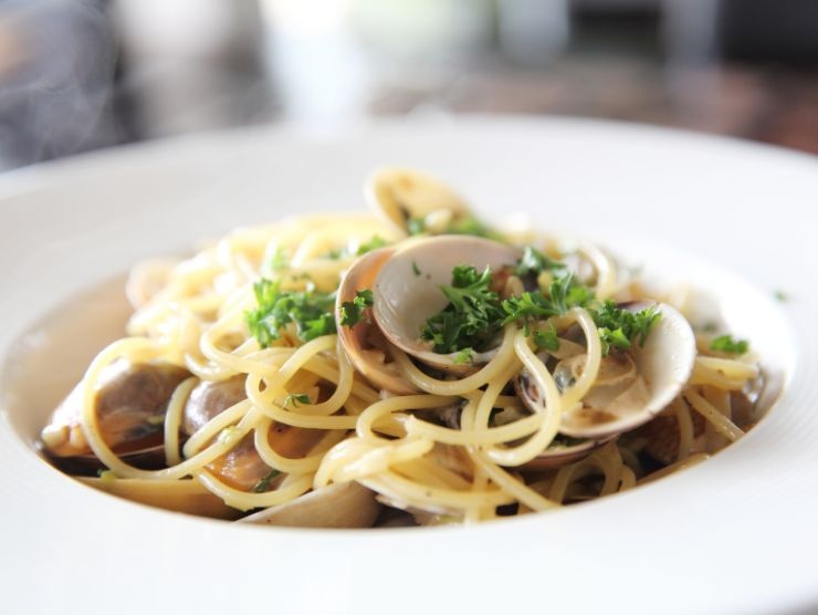 trucco per spaghetti a vongole cremosi