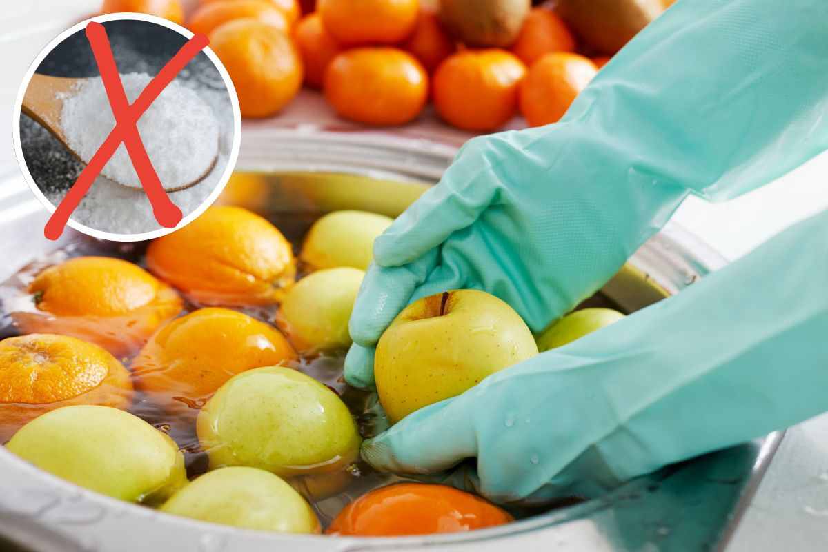 Il falso mito del bicarbonato come disinfettante per frutta e verdura