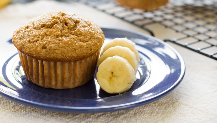 Muffin cacao e banana ricetta