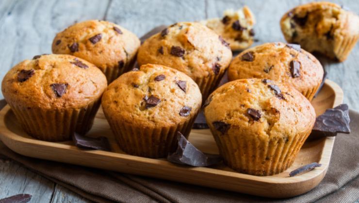 Muffin arancia e cioccolato 