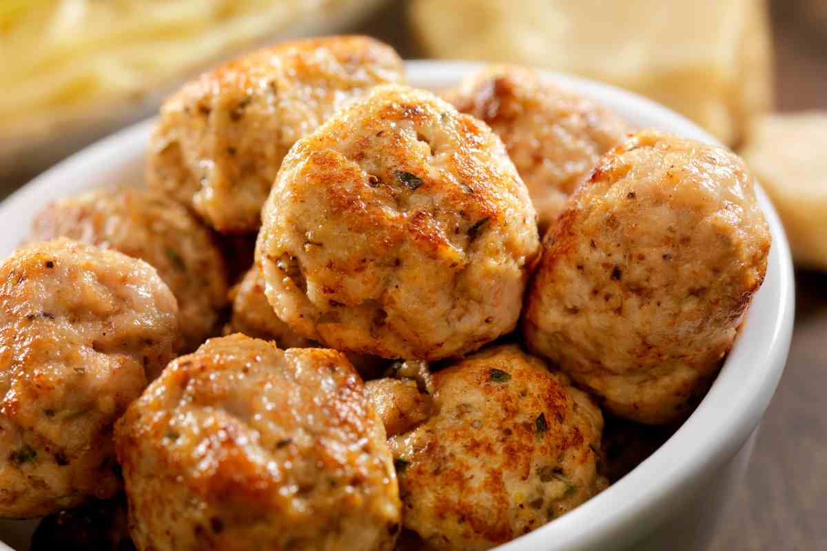 Polpette di pollo al limone