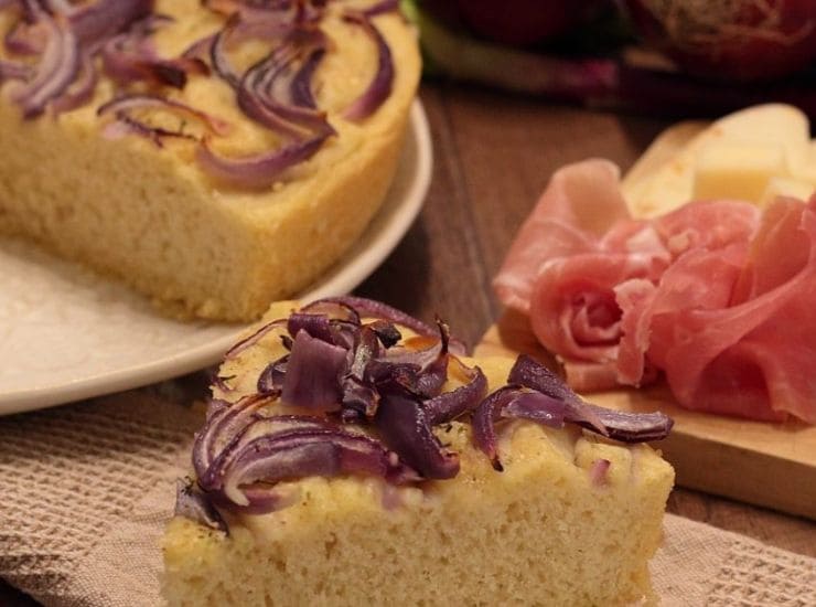 Focaccia caramellata cipolle 