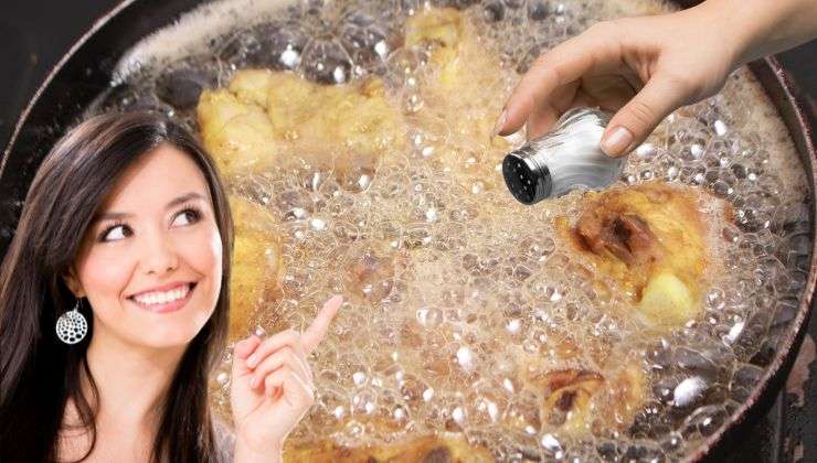 trucco del sale nell'olio
