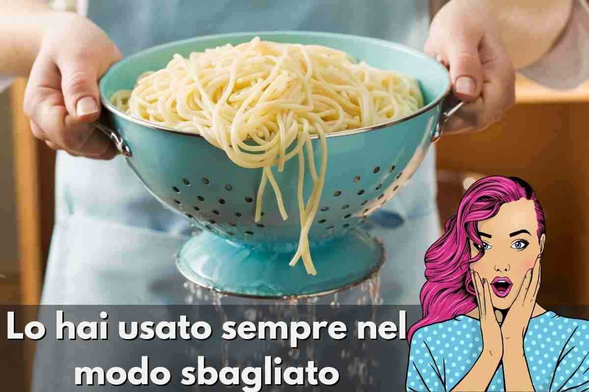 uso scolapasta