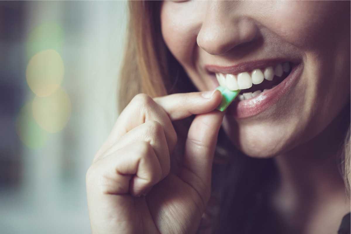 Gomme da masticare 15 minuti al giorno