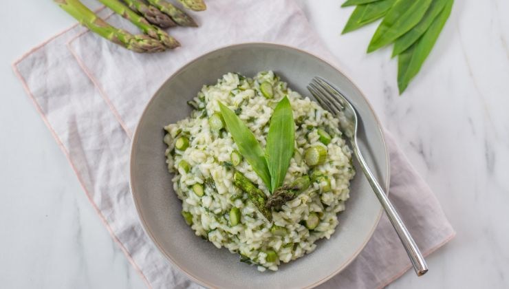 ricetta, risotto agli asparagi