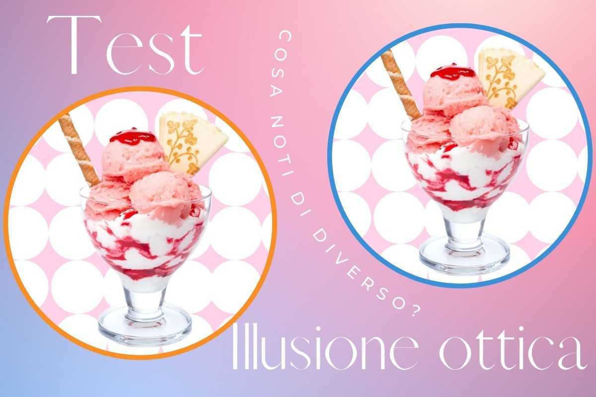 test illusione ottica gelati