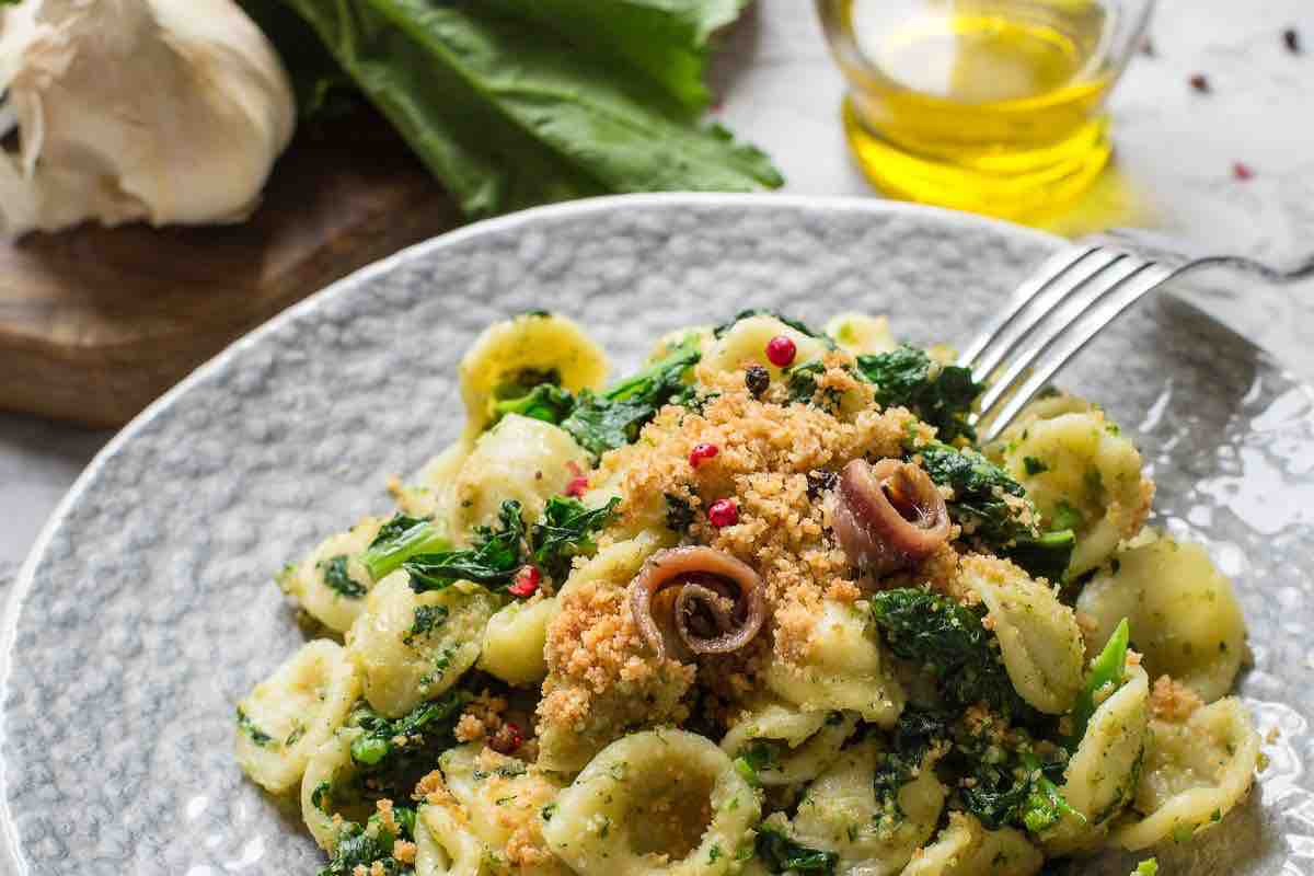 ricetta, orecchiette al pesto