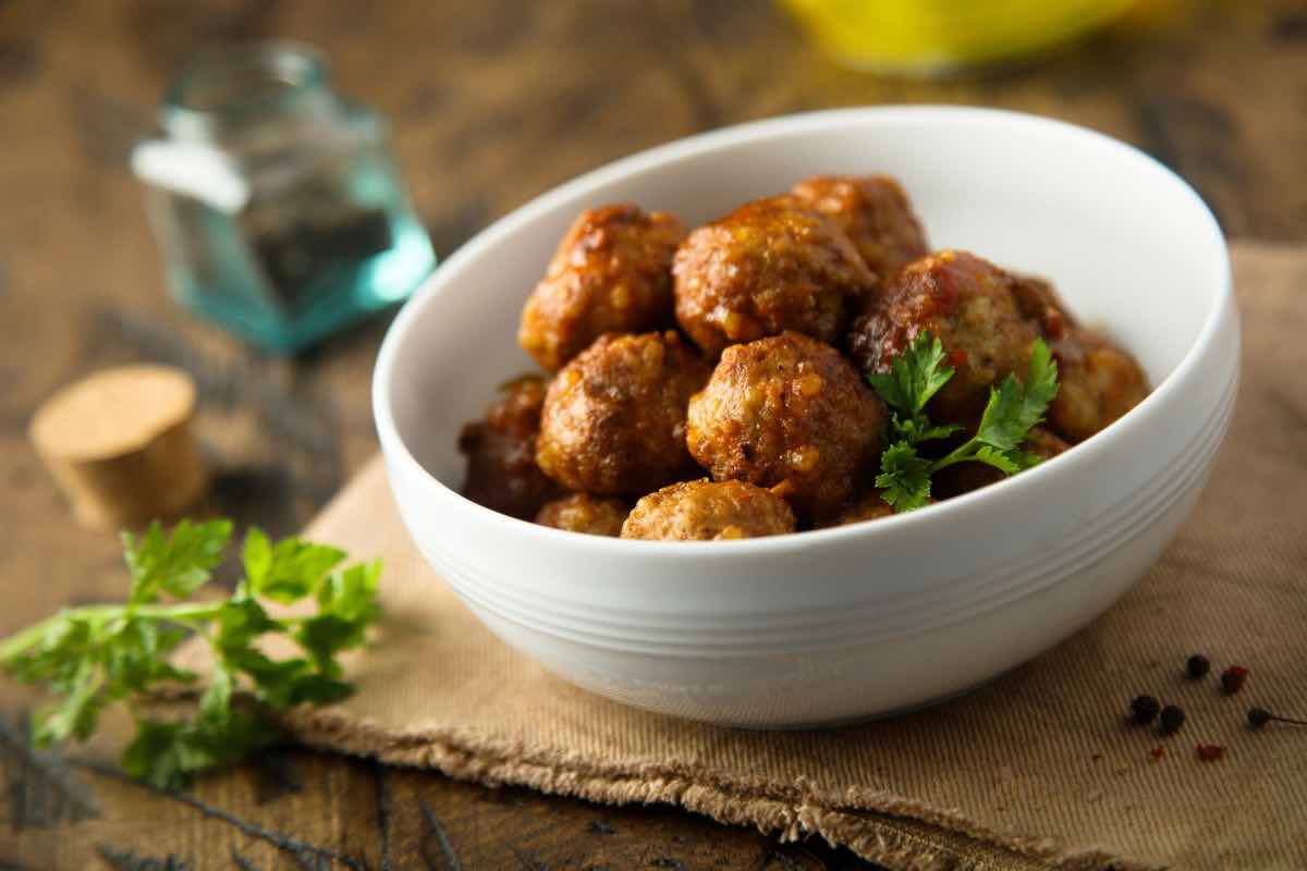 ricetta, polpette con 0 calorie