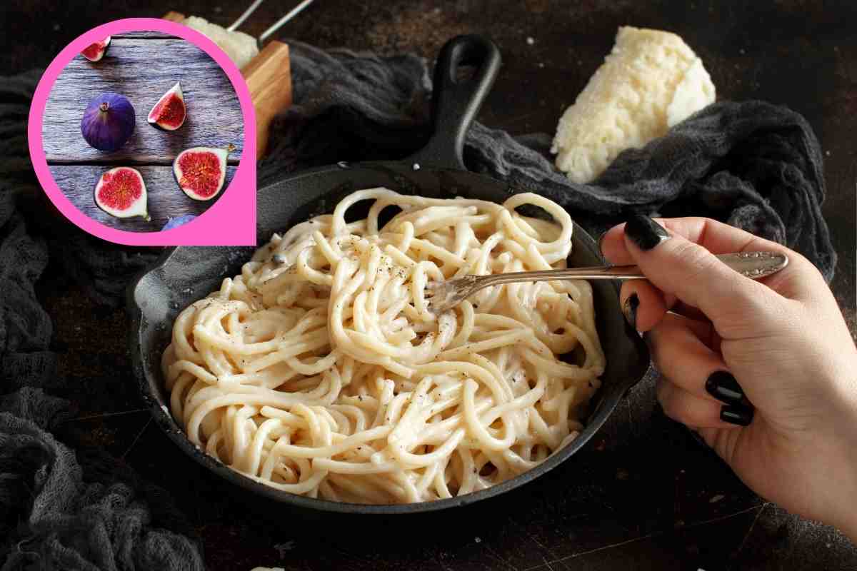 Ricetta pasta cacio, pepe e fichi