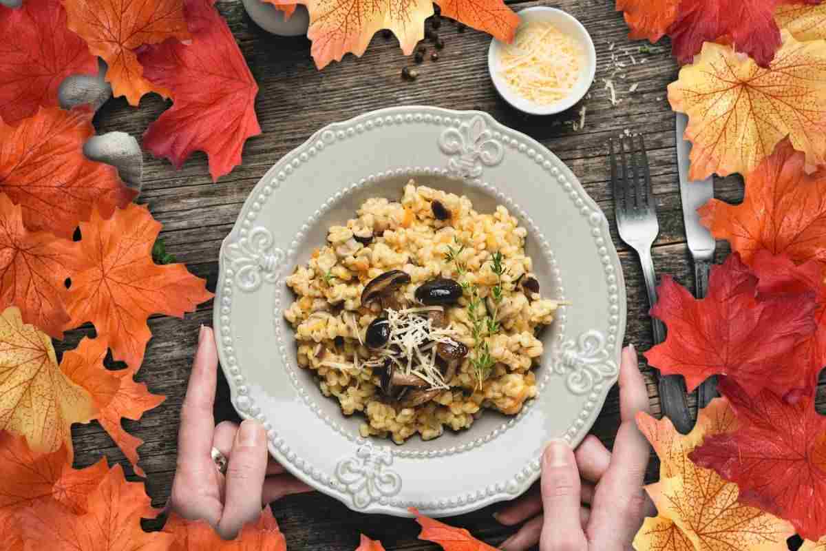 risotto funghi autunnale