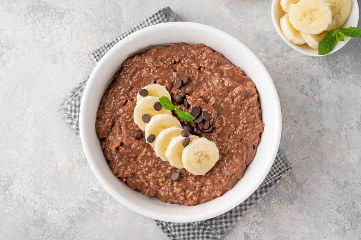 ricetta porridge cioccolato