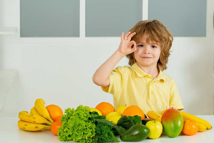 verdure ai bambini